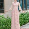 Áo dài nữ 4 tà từ tơ dệt vân nổi lót lụa in hoa, mẫu mới thiết kế độc đáo tinh tế và duyên dáng phù hợp nhiều dịp 17 Áo dài nữ 4 tà từ tơ dệt vân nổi lót lụa in hoa, mẫu mới thiết kế độc đáo tinh tế và duyên dáng phù hợp nhiều dịp