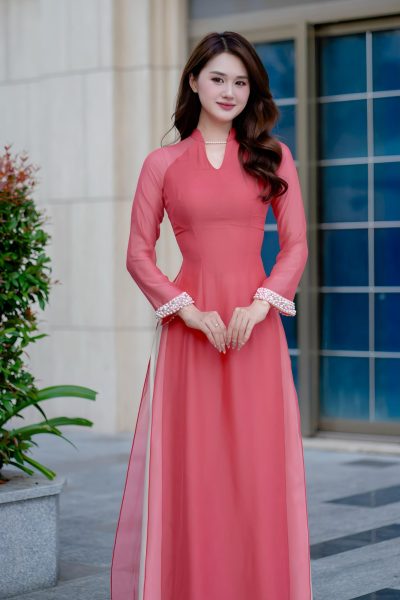 Áo dài nữ thiết kế 4 tà