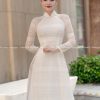 Áo dài ren trắng cao cấp