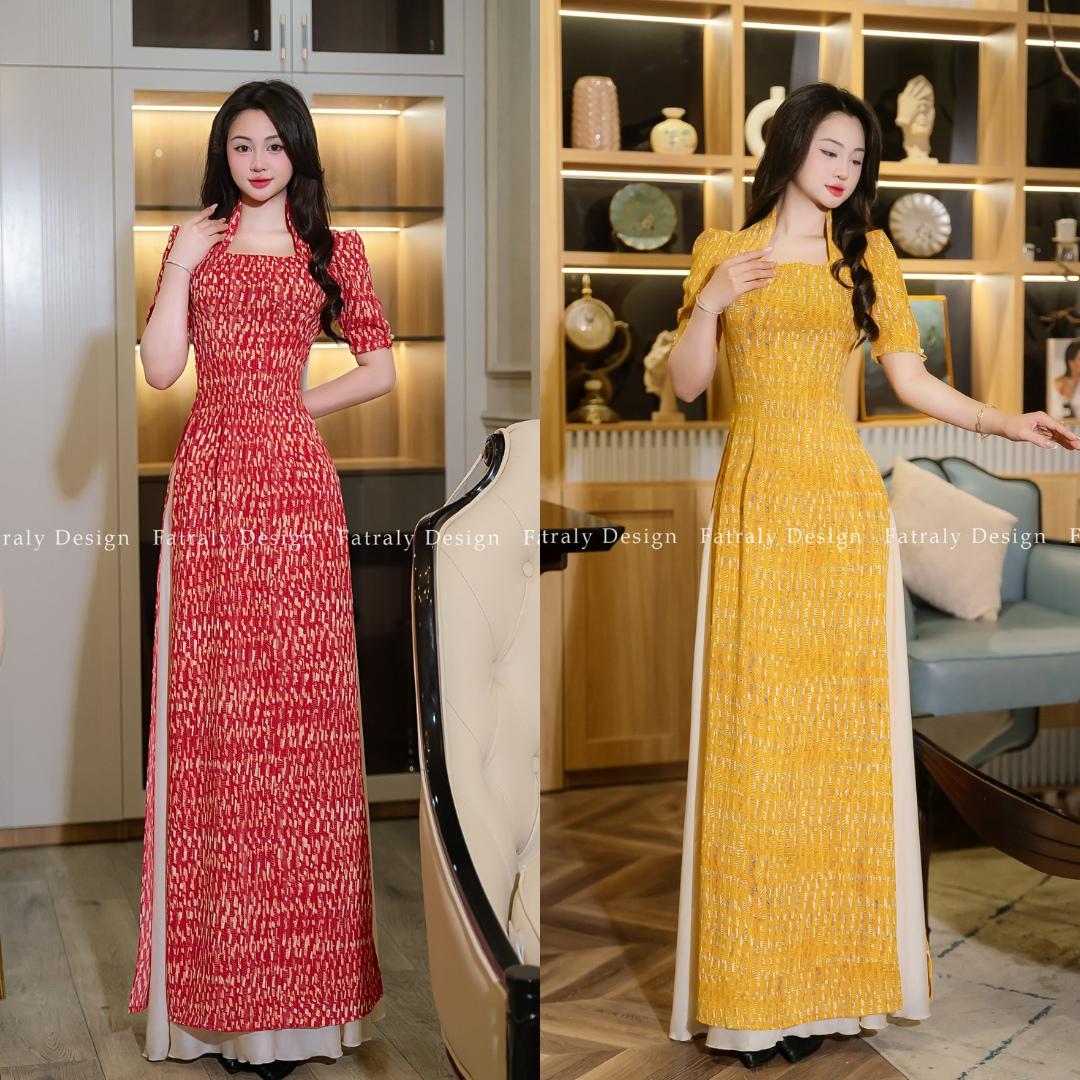 Áo dài lụa voan nhập khẩu cao cấp thiết kế chuyên biệt 2 Áo dài lụa voan nhập khẩu cao cấp thiết kế chuyên biệt - Hình ảnh 2