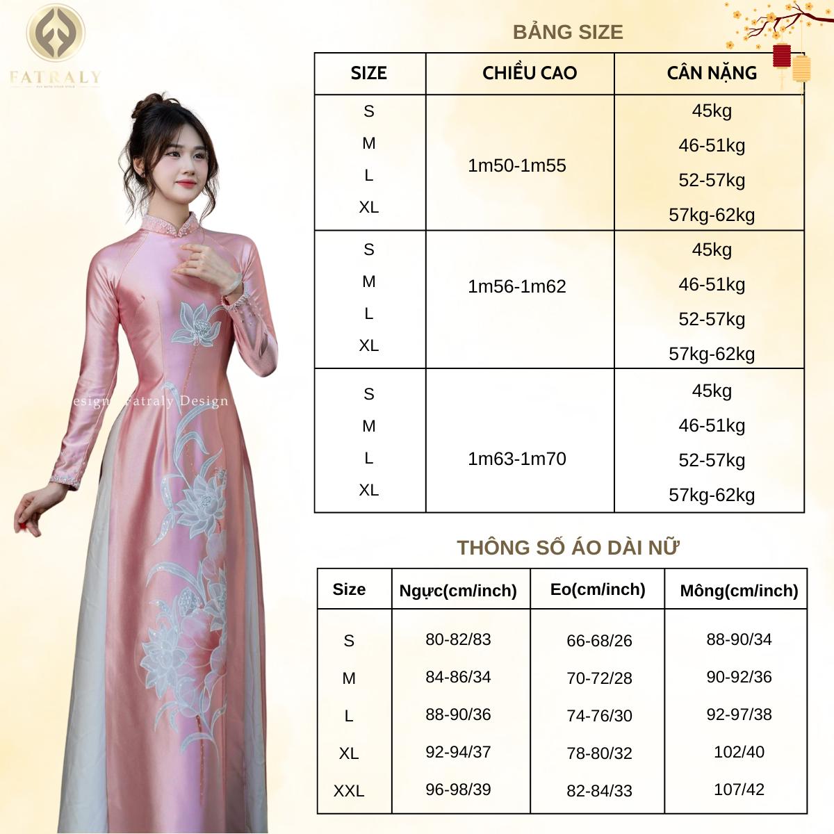 Áo dài nữ Lụa 2 da sang trọng với họa tiết vẽ tay cao cấp, chất liệu mềm mịn và họa tiết hoa tinh xảo 3 Áo dài nữ Lụa 2 da sang trọng với họa tiết vẽ tay cao cấp, chất liệu mềm mịn và họa tiết hoa tinh xảo - Hình ảnh 3