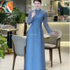 Áo dài nữ vải voan tơ 2 lớp
