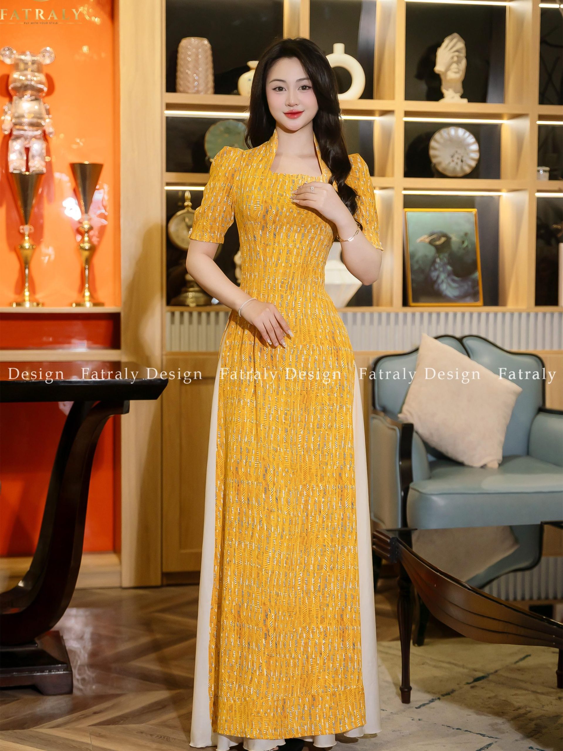 Áo dài lụa voan nhập khẩu cao cấp thiết kế chuyên biệt 8 Áo dài lụa voan nhập khẩu cao cấp thiết kế chuyên biệt - Hình ảnh 8