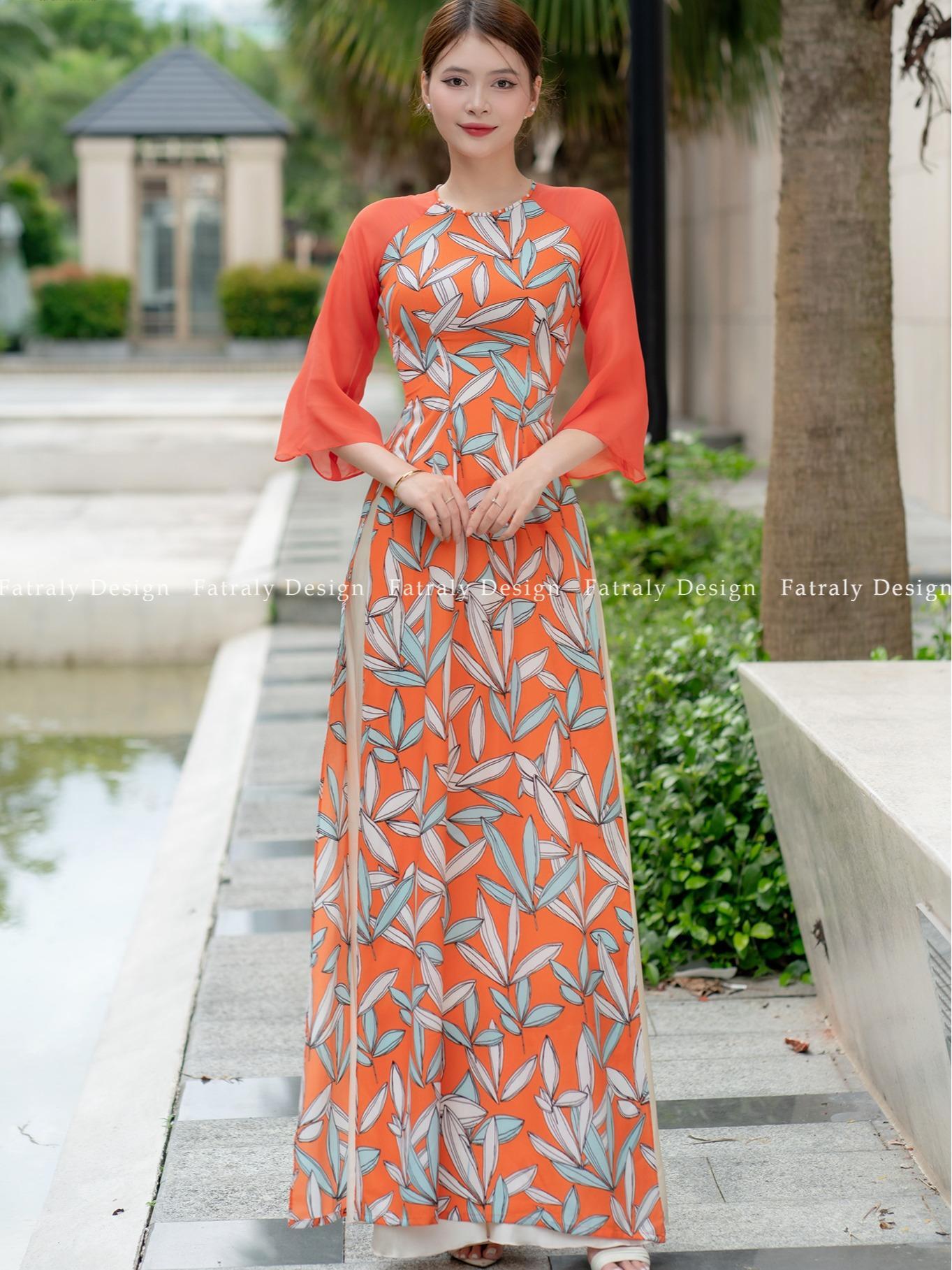 Áo dài Lụa cao cấp với thiết kế tay lỡ trẻ trung chất liệu mềm mại và co giãn nhẹ phù hợp cho phong cách trẻ trung 8 Áo dài Lụa cao cấp với thiết kế tay lỡ trẻ trung chất liệu mềm mại và co giãn nhẹ phù hợp cho phong cách trẻ trung - Hình ảnh 8