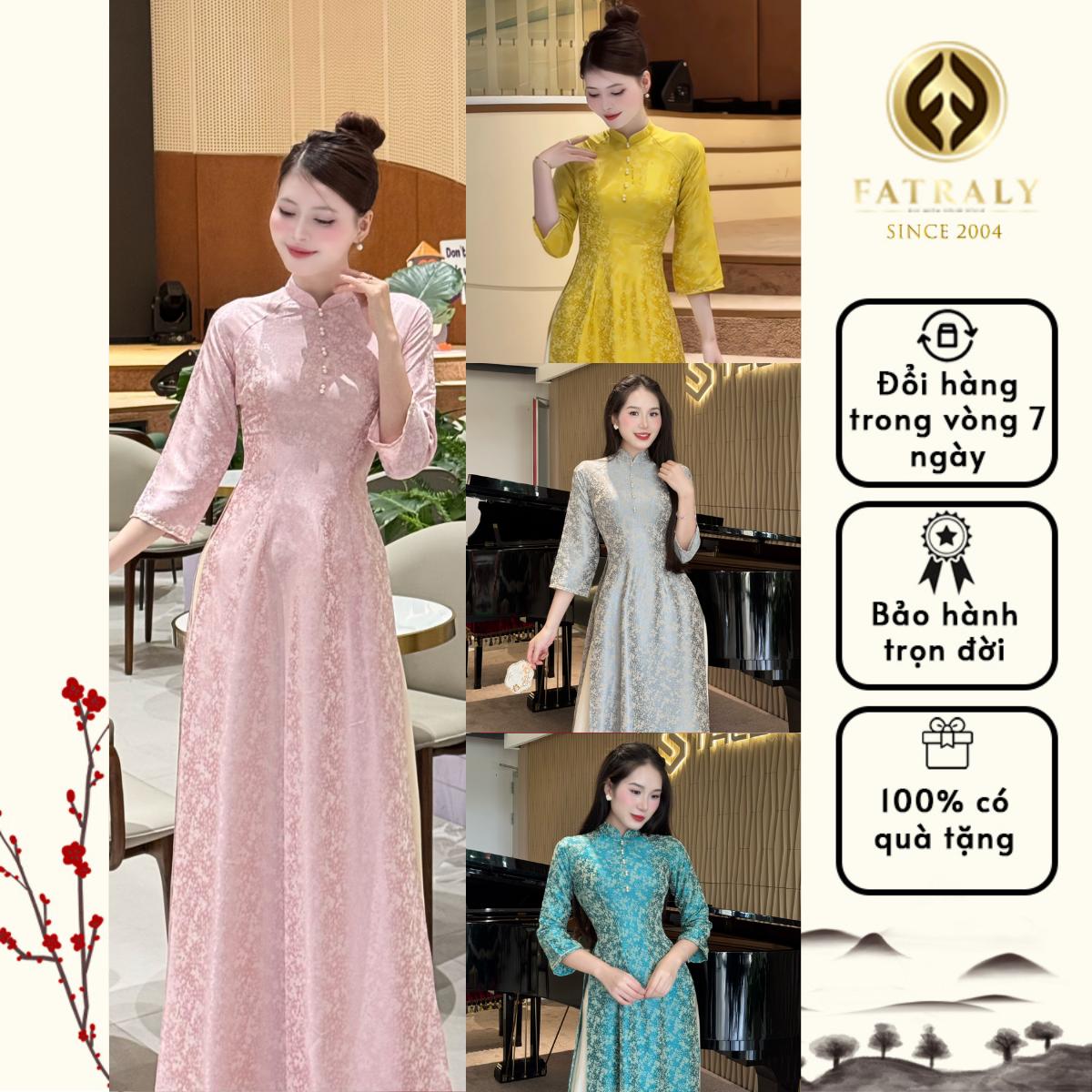 Lụa Ngọc Libi Vân Gấm thiết kế chuyên biệt, dáng áo thanh lịch, chiết eo cao hách dáng 8 Lụa Ngọc Libi Vân Gấm thiết kế chuyên biệt, dáng áo thanh lịch, chiết eo cao hách dáng - Hình ảnh 8