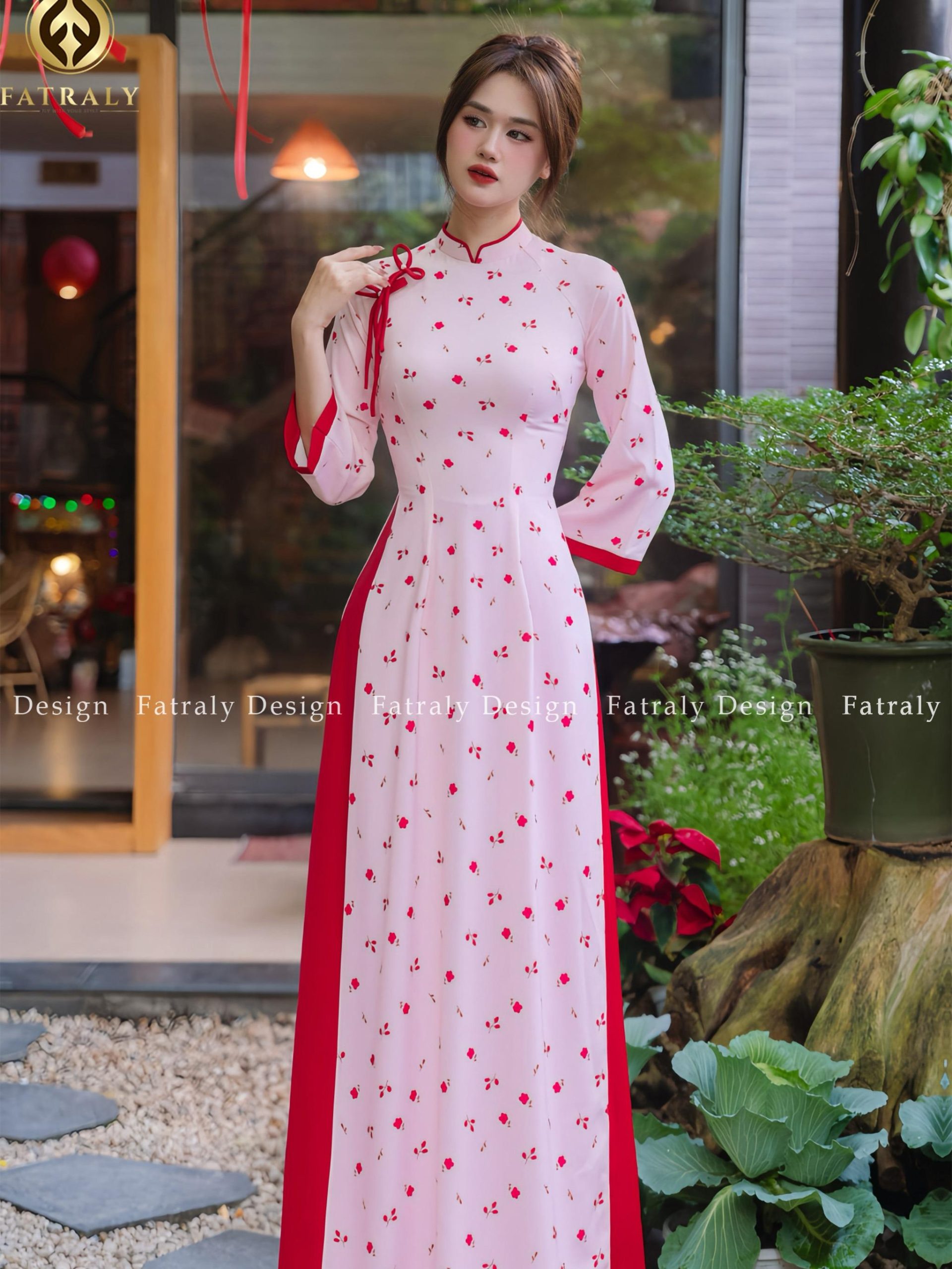 Áo dài lụa thạch Thái Tuấn thiết kế chuyên biệt cho nữ, chất liệu cao cấp, tay 3/4, maxi, phù hợp nhiều dịp, giặt tay