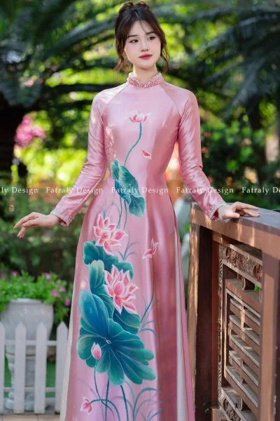Áo dài nữ Lụa 2 da