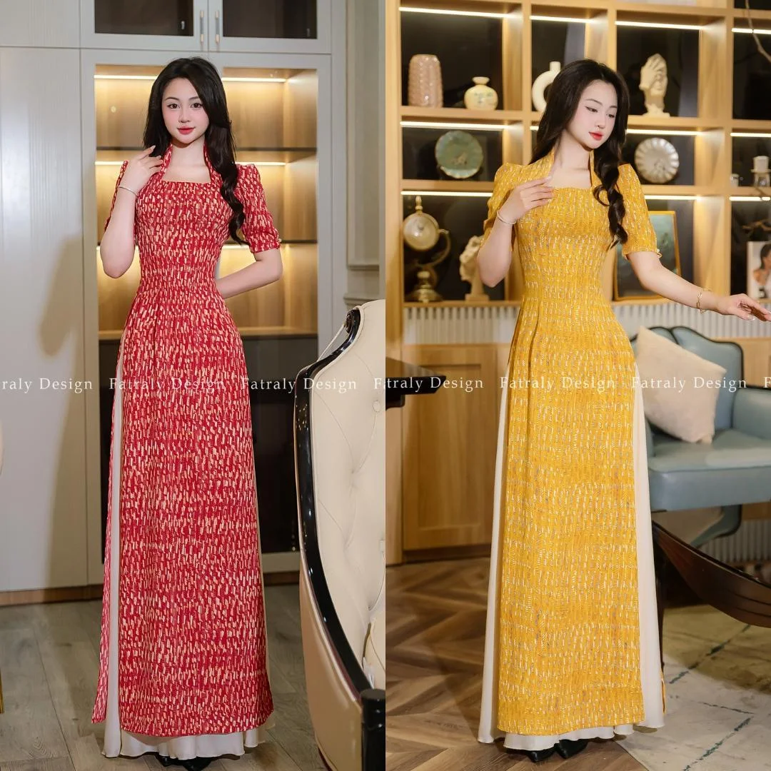 Áo dài lụa voan nhập khẩu cao cấp thiết kế chuyên biệt 9 5fd456a599a545fab96e4be73029d508tplv aphluv4xwc origin jpeg